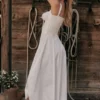 Carmen witte bustier-Zomerjurk