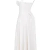 Carmen witte bustier-Zomerjurk