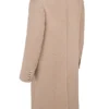 Carter Oatmeal double-breasted Mantel
