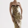 Cassia midi-jurk met bloemenprint
