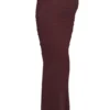 Cassidy Cabernet maxi-rok van mesh met gerimpelde zomen