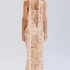 Hallie Honeyflower Print Strapless Korsetten met sjaal