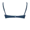 Cassis diepblauwe bikini-top met ruches