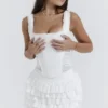 Catalina Wit Broderie Anglaise Korsetten