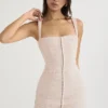 Cate Crystal mini-jurk met ruches