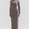 Catiana Smoke maxi-jurk met één mouw