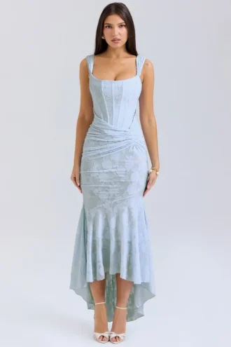 Cesca Bluebell maxi-jurk met bloemenprint