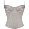 Chantal Champagne Satijnen Top