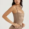 Chantelle Latte satijnkorset