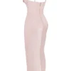 Charmaine Blush Pink Korsetten-Maxi-Jurken