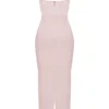 Charmaine Blush Pink Korsetten-Maxi-Jurken