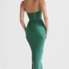Charmaine Forest Korsetten Maxi-jurk