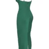 Charmaine Forest Korsetten Maxi-jurk