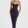 Charmaine Night Shade Korsetten-Maxi-jurk