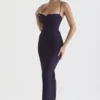 Charmaine Night Shade Korsetten-Maxi-jurk