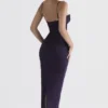 Charmaine Night Shade Korsetten-Maxi-jurk