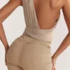 Cheyanne Ecru gerimpelde Body’s