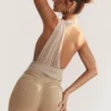 Cheyanne Ecru gerimpelde Body’s
