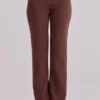 Chiara Espresso Brown rechte broek