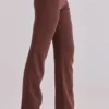 Chiara Espresso Brown rechte broek