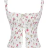 Chicca Rose Top met bloemenprint