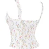Chicca witte top met bloemenprint