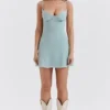 Christiana Light Jade mini-jurk