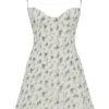 Christiana mini-jurk met tuinprint
