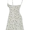 Christiana mini-jurk met tuinprint