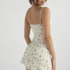 Christiana mini-jurk met tuinprint