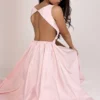 Cindy Ballerina Roze Twill Midi-zomerjurk