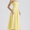 Clarabelle Sunshine katoenen midi-zomerjurk