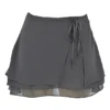 Clarice Shadow zwierige gelaagde minirok