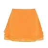 Clarice Tangerine zwierige gelaagde minirok