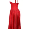 Coquette Scarlet halter midi-jurk