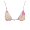 Corsica bikini top met bloemenprint en ruches