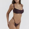 Cote D’Azur Cacao string-bikini-onderstukken