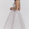Countess French Dove Tulle Midi-jurk