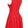 Cupid Scarlet geplooide mini-jurk