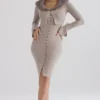 Dahlia beige kasjmier Vesten