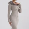 Dahlia beige kasjmier Vesten