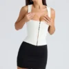 De Balconette Ivory Fitted Korsett Top