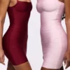 De Body roze bandage mini-jurk