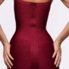 De Body Ruby Bandage Mini-jurk