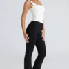 De Drape Neck Ivory Korsetten Top