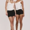 De Drape Neck Ivory Korsetten Top