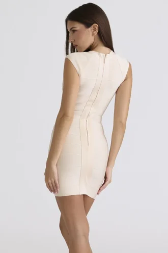 De Icon Vanilla Bandage Mini-jurk