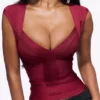 De Icon Wine Bandage Top