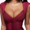 De Icon Wine Bandage Top
