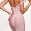 De OG Baby Pink Bandage Mini Jurk